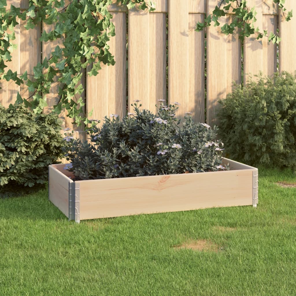 Raised Beds 3 Pcs Solid Pine Wood (310051)