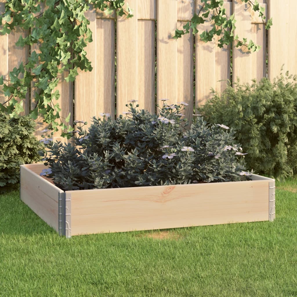 Raised Beds 3 Pcs Solid Pine Wood (310051)