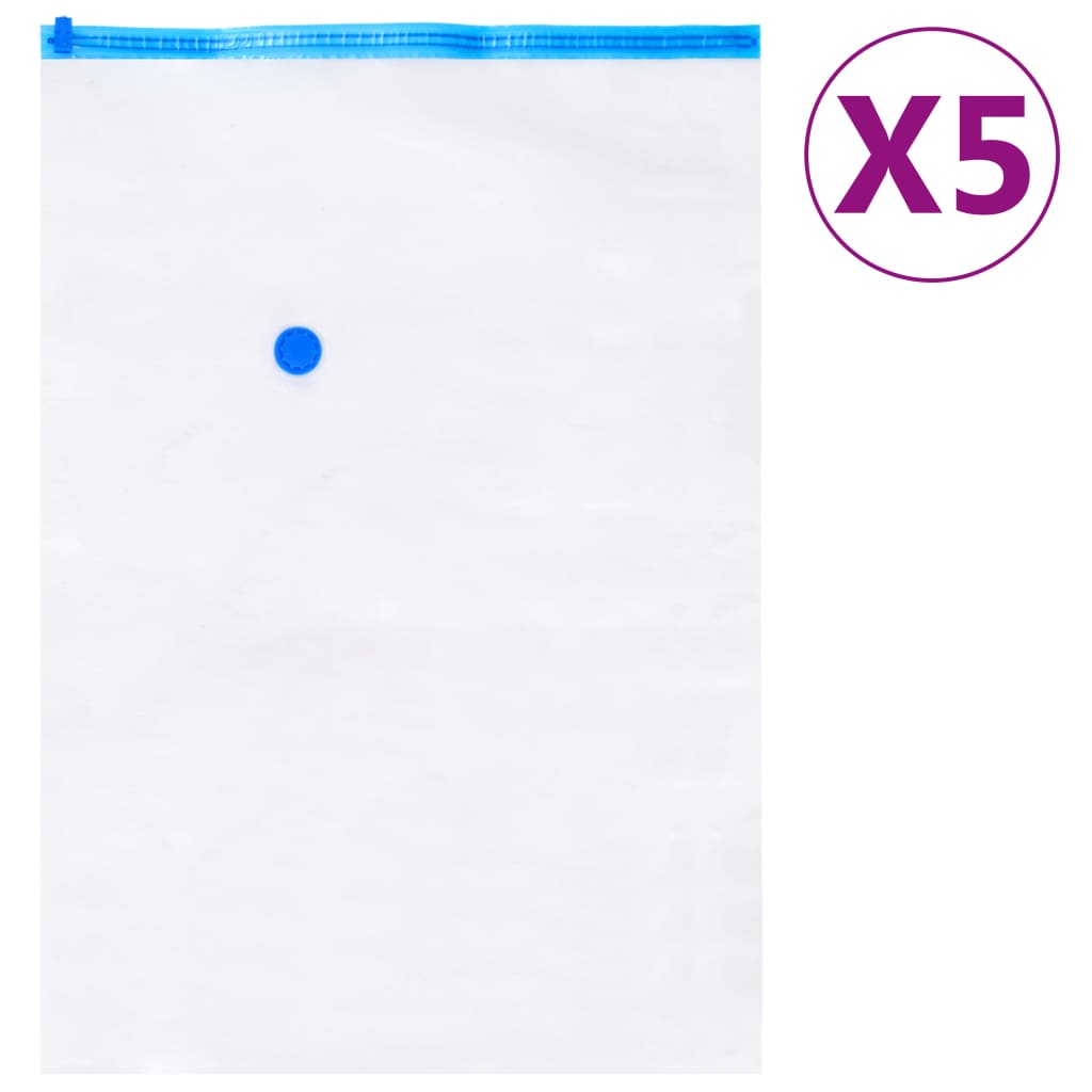 Vacuum Travel Storage Bags Clothing Bags 2 Sizes 10 Pcs