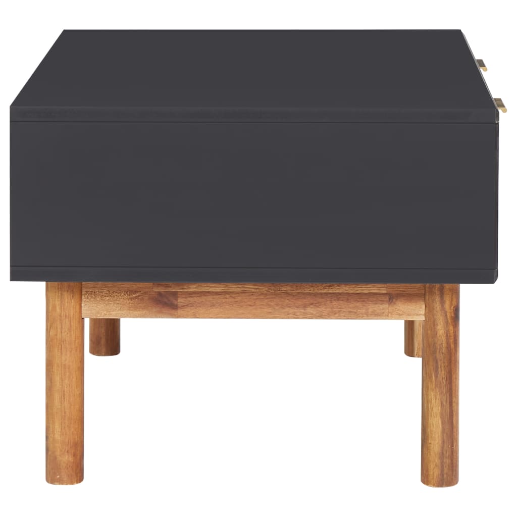 Coffee Table 90X50X40 Cm Solid Acacia Wood And Mdf