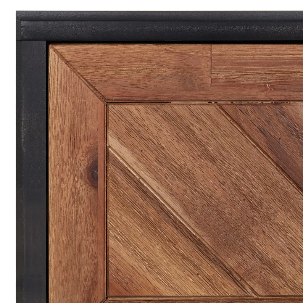 Coffee Table 90X50X40 Cm Solid Acacia Wood And Mdf