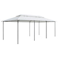 Gazebo 600X298X270 Cm White 180G/M²