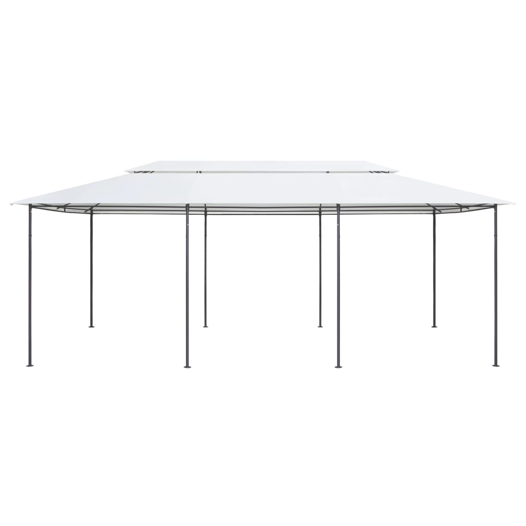 Gazebo 600X298X270 Cm White 180G/M²