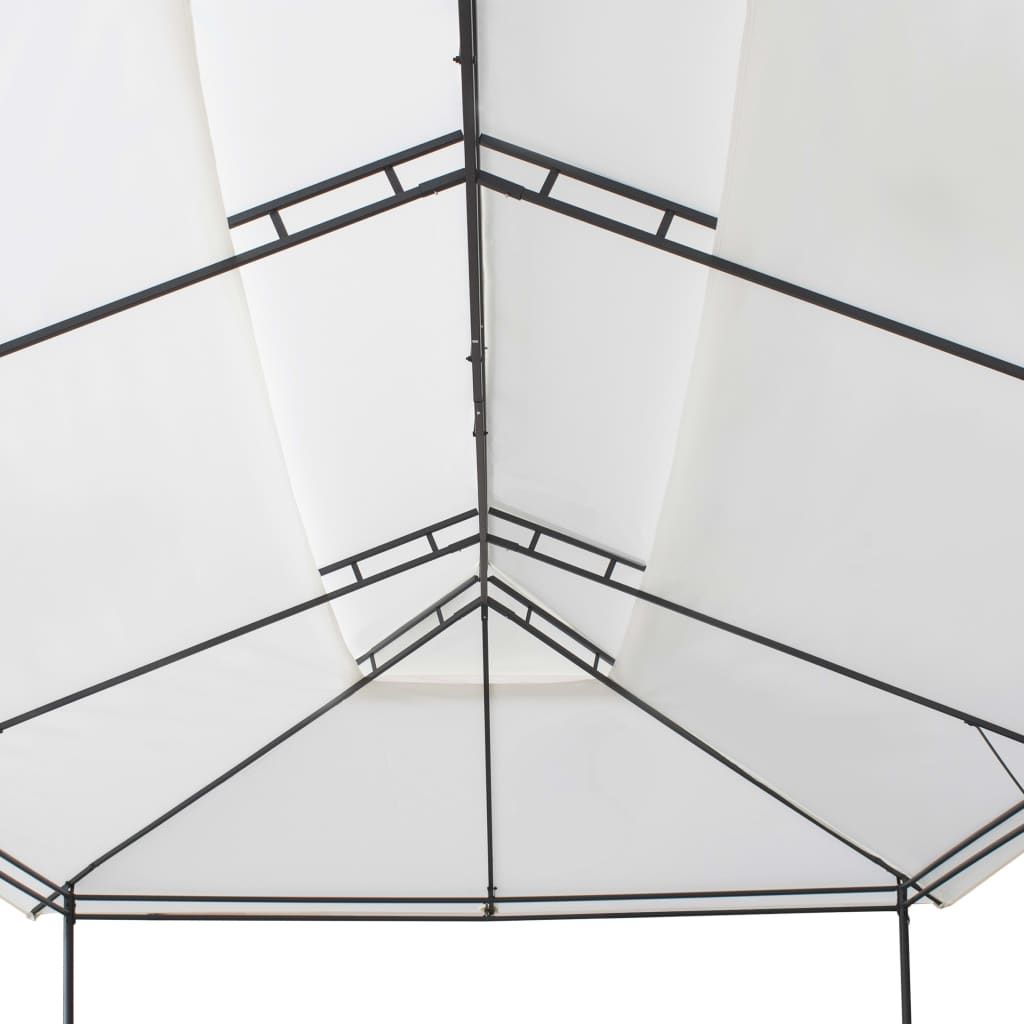 Gazebo 600X298X270 Cm White 180G/M²