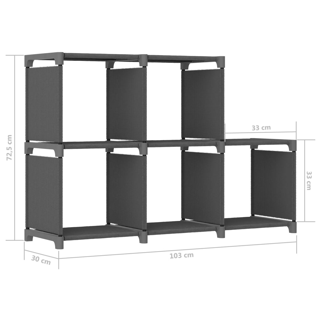 Display Shelf 103X30X72.5 Cm Fabric