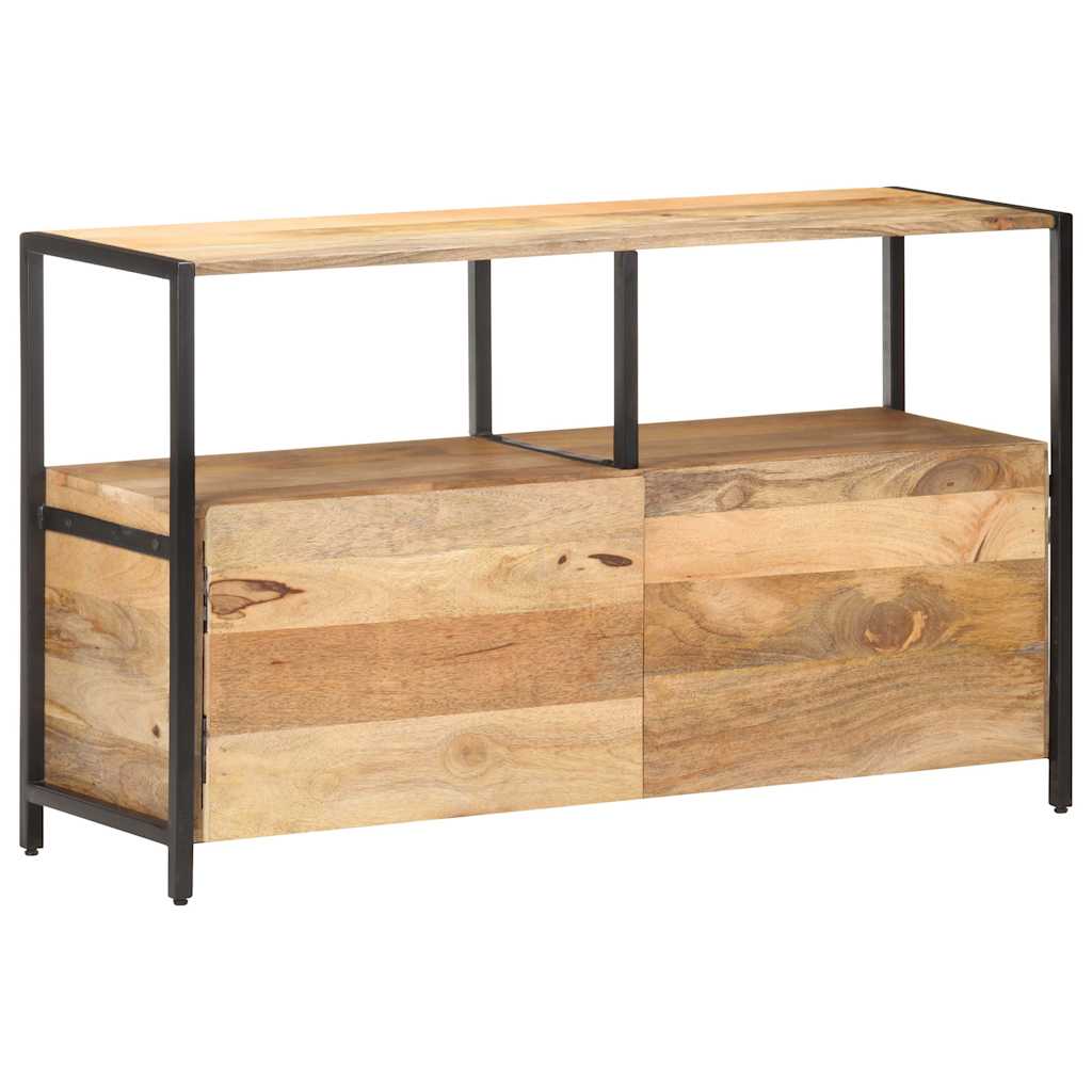 Sideboard Solid Mango Wood Storage Cabinet Rustic Buffet Cupboard 100 X 35 X 76