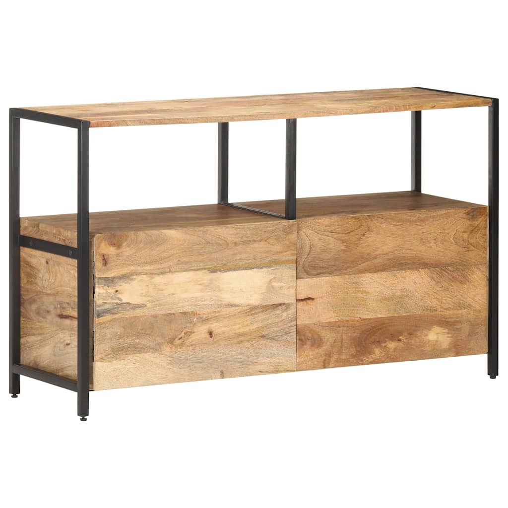 Sideboard Solid Mango Wood Storage Cabinet Rustic Buffet Cupboard 100 x 35 x 76