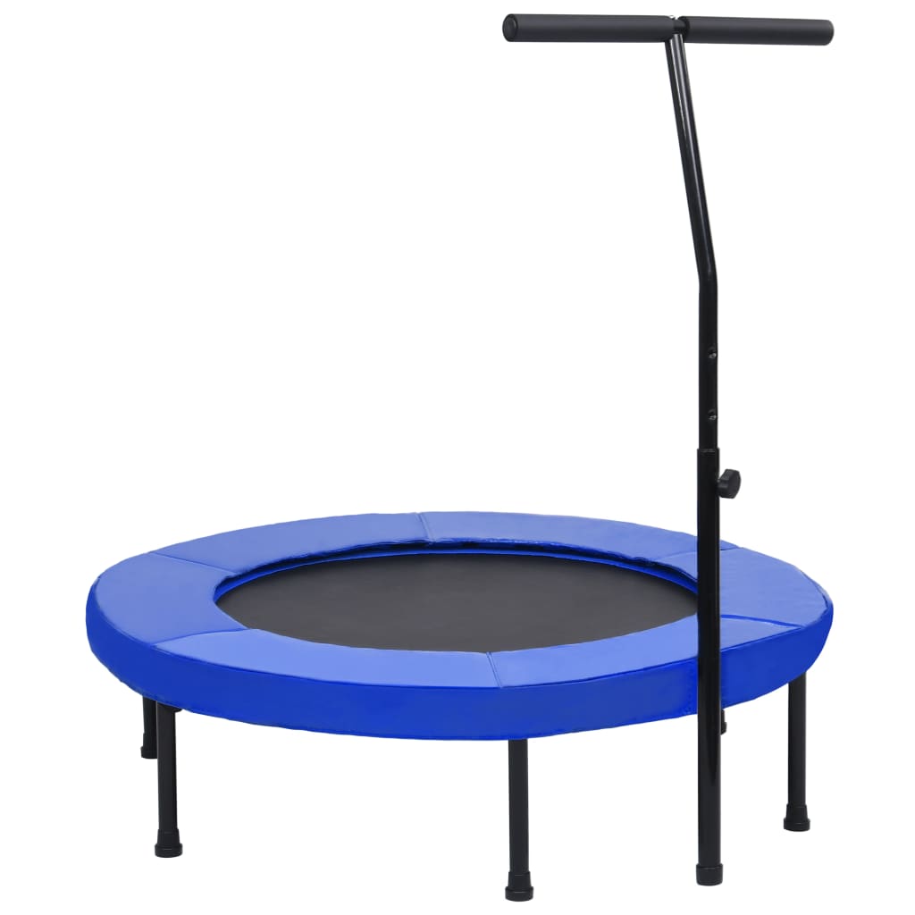 Fitness Trampoline With Handle And Safety Pad