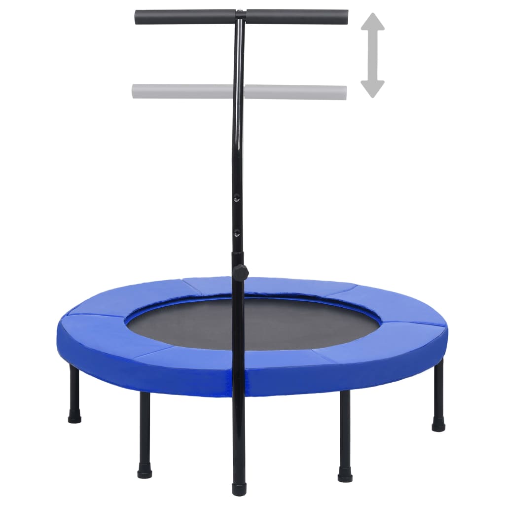 Fitness Trampoline With Handle And Safety Pad