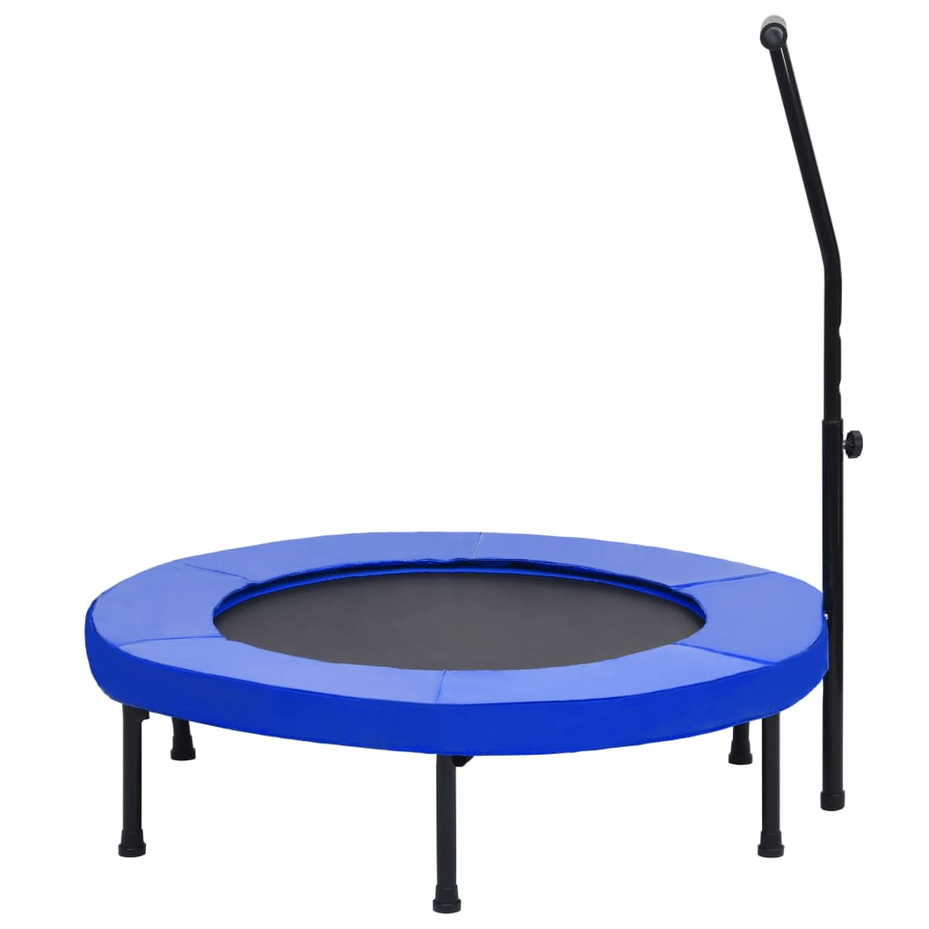 Fitness Trampoline With Handle And Safety Pad