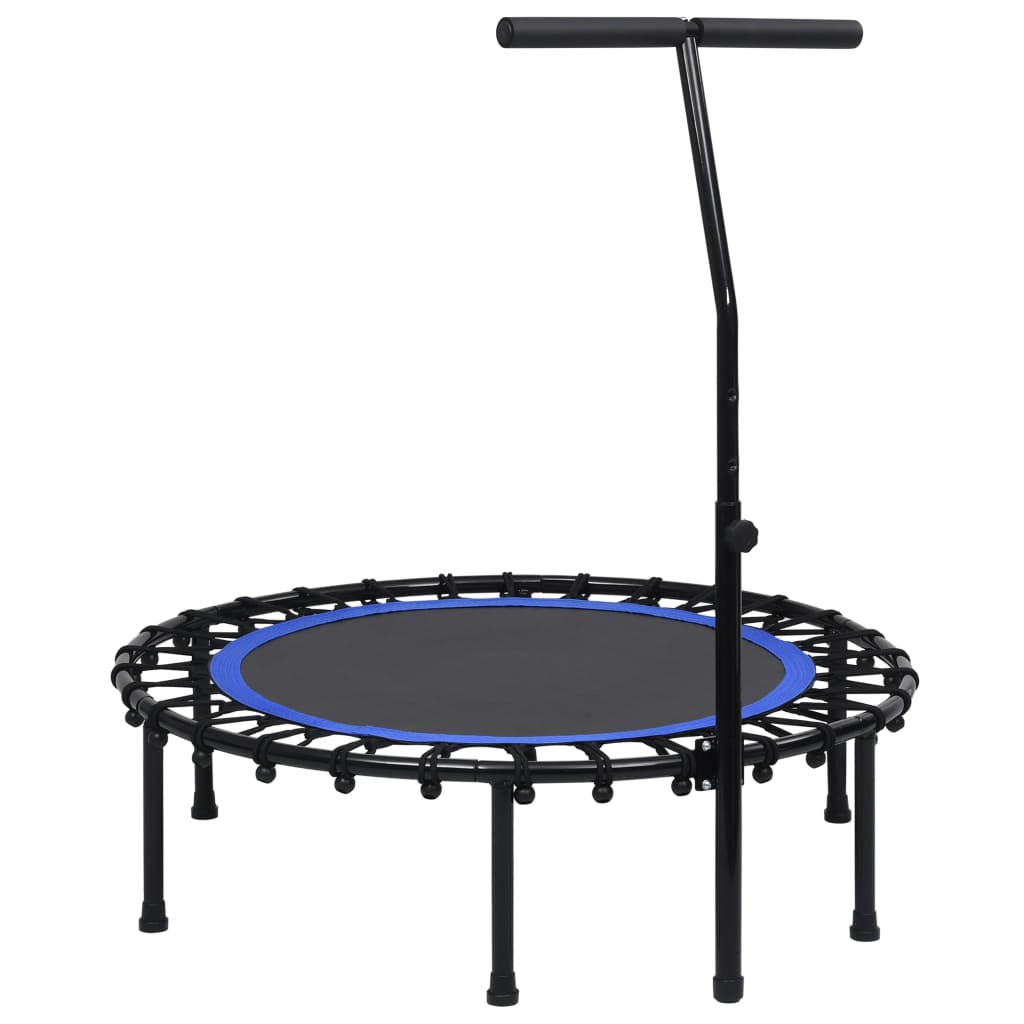 Fitness Trampoline With Handle And Safety Pad