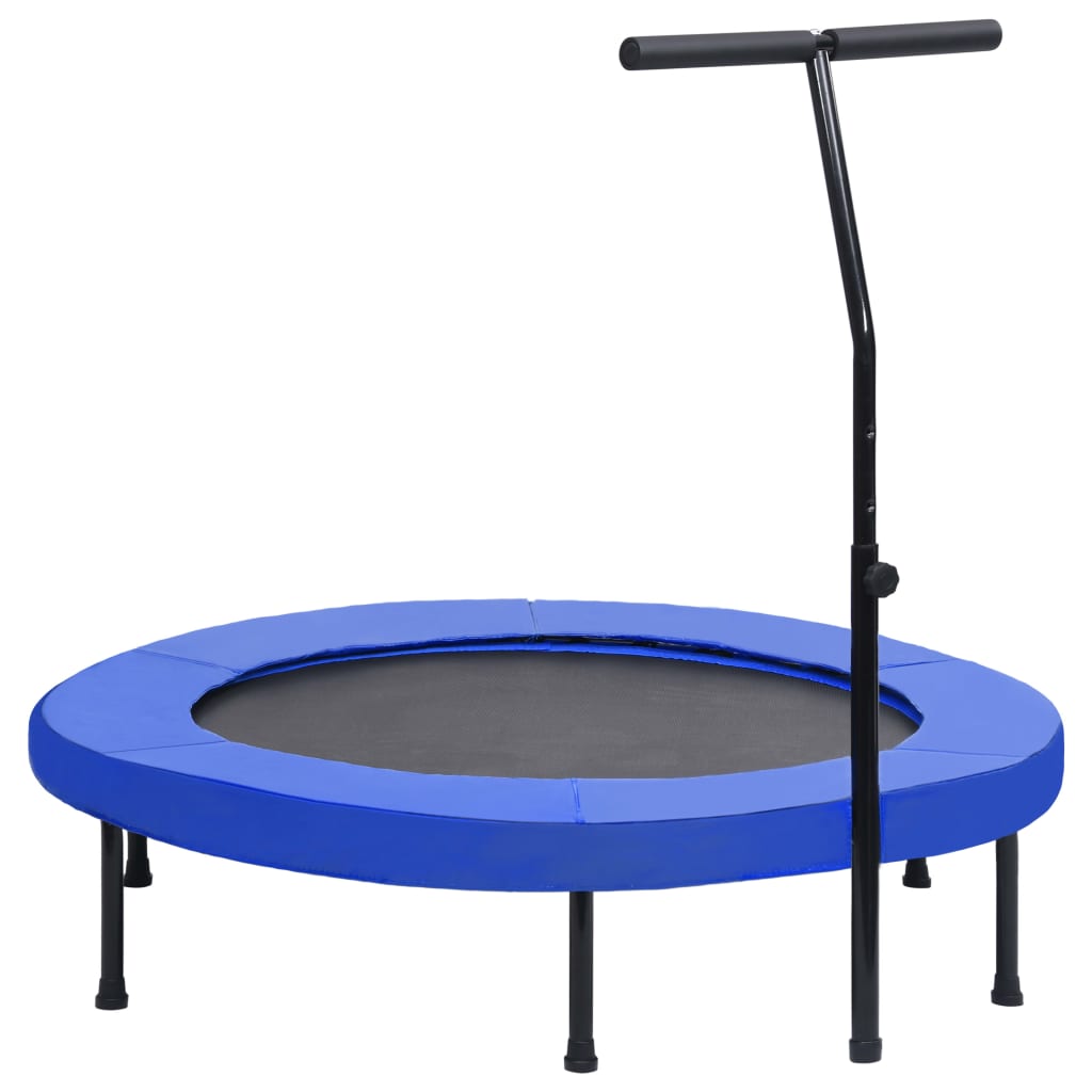 Fitness Trampoline With Handle And Safety Pad