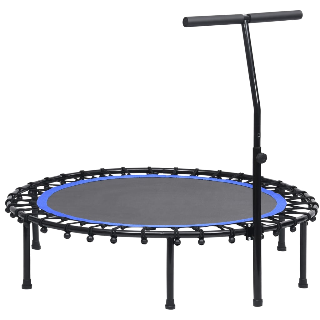 Fitness Trampoline With Handle And Safety Pad