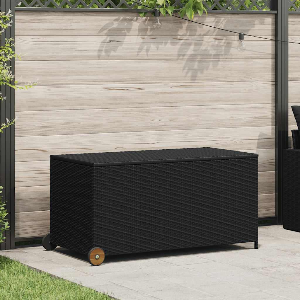 Garden Storage Box Light 120X65X61 Cm Poly Rattan