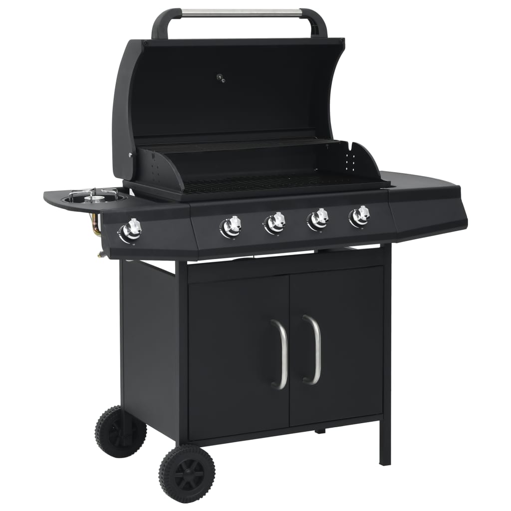 Gas Barbecue Grill 4+1 Cooking Zone Steel