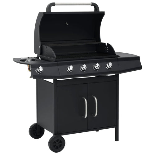 Gas Barbecue Grill 4+1 Cooking Zone Steel