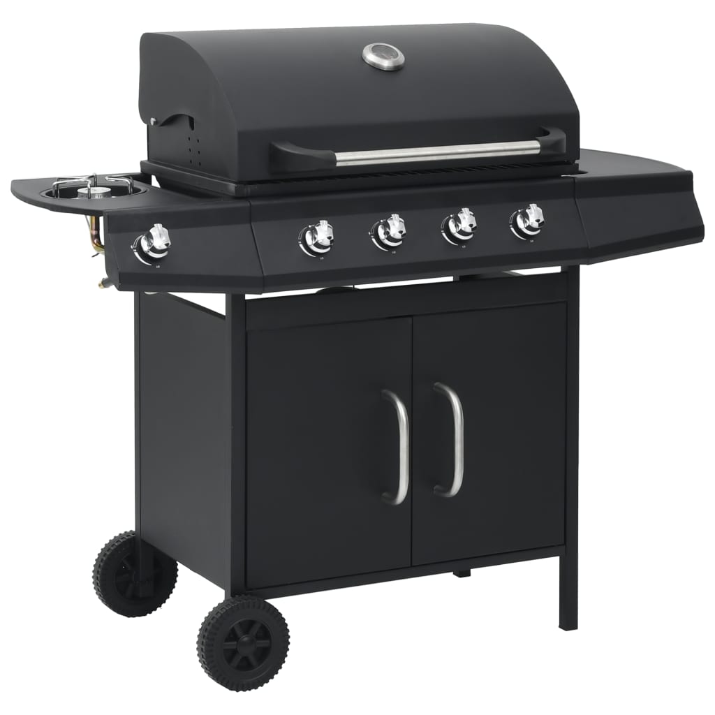 Gas Barbecue Grill 4+1 Cooking Zone Steel