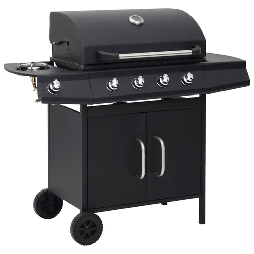 Gas Barbecue Grill 4+1 Cooking Zone Steel