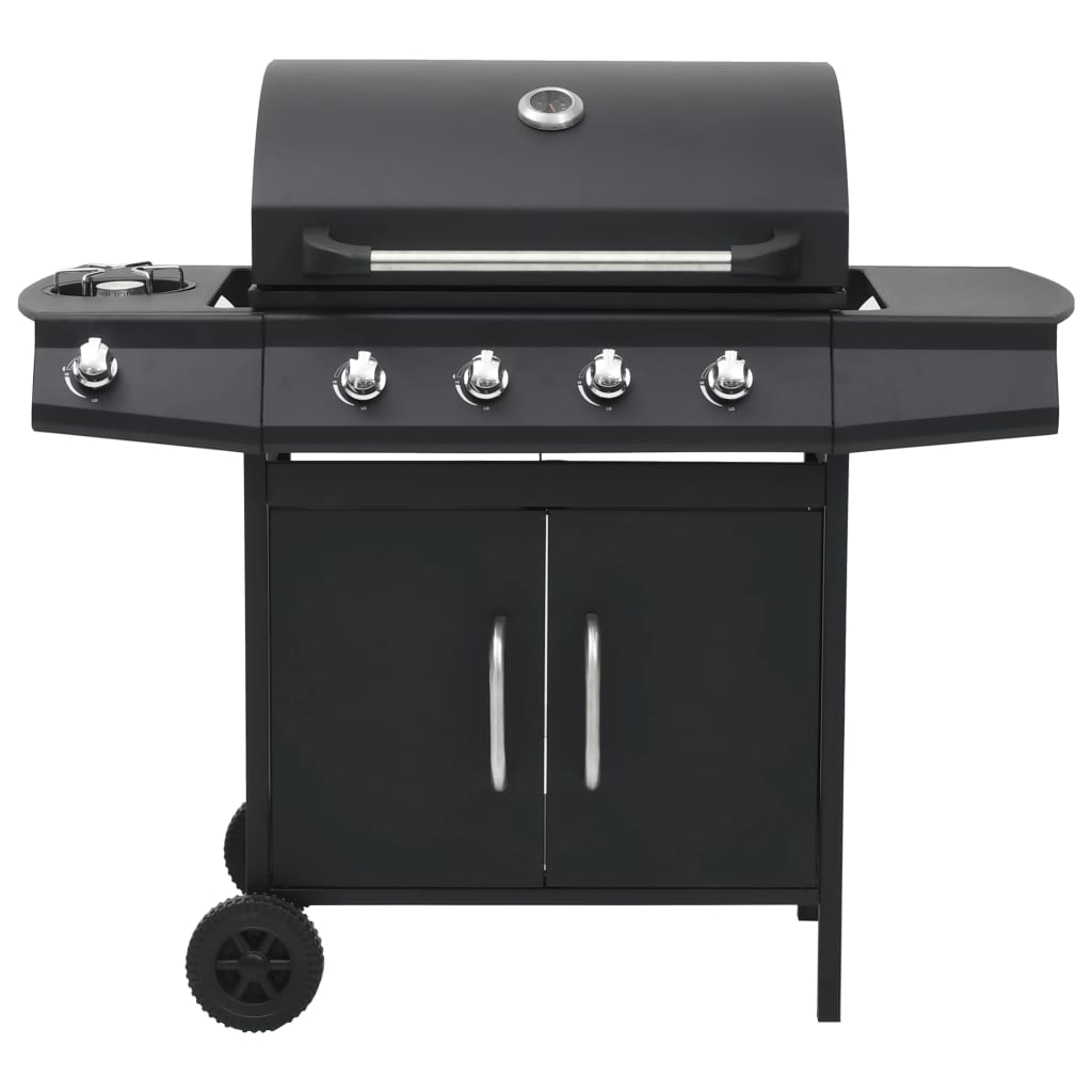 Gas Barbecue Grill 4+1 Cooking Zone Steel