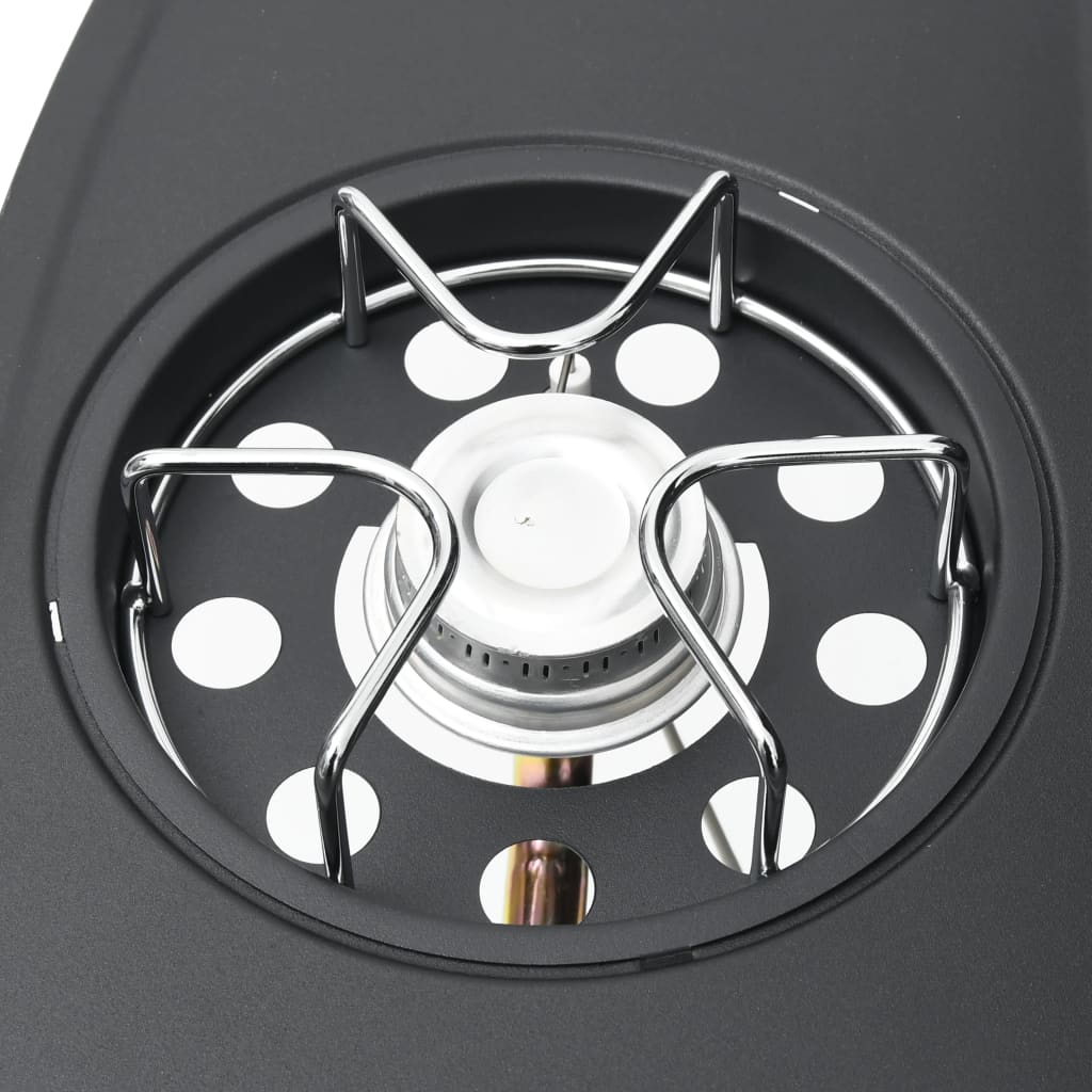 Gas Barbecue Grill 4+1 Cooking Zone Steel