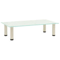 Tv Stand 60X35X17 Cm Tempered Glass
