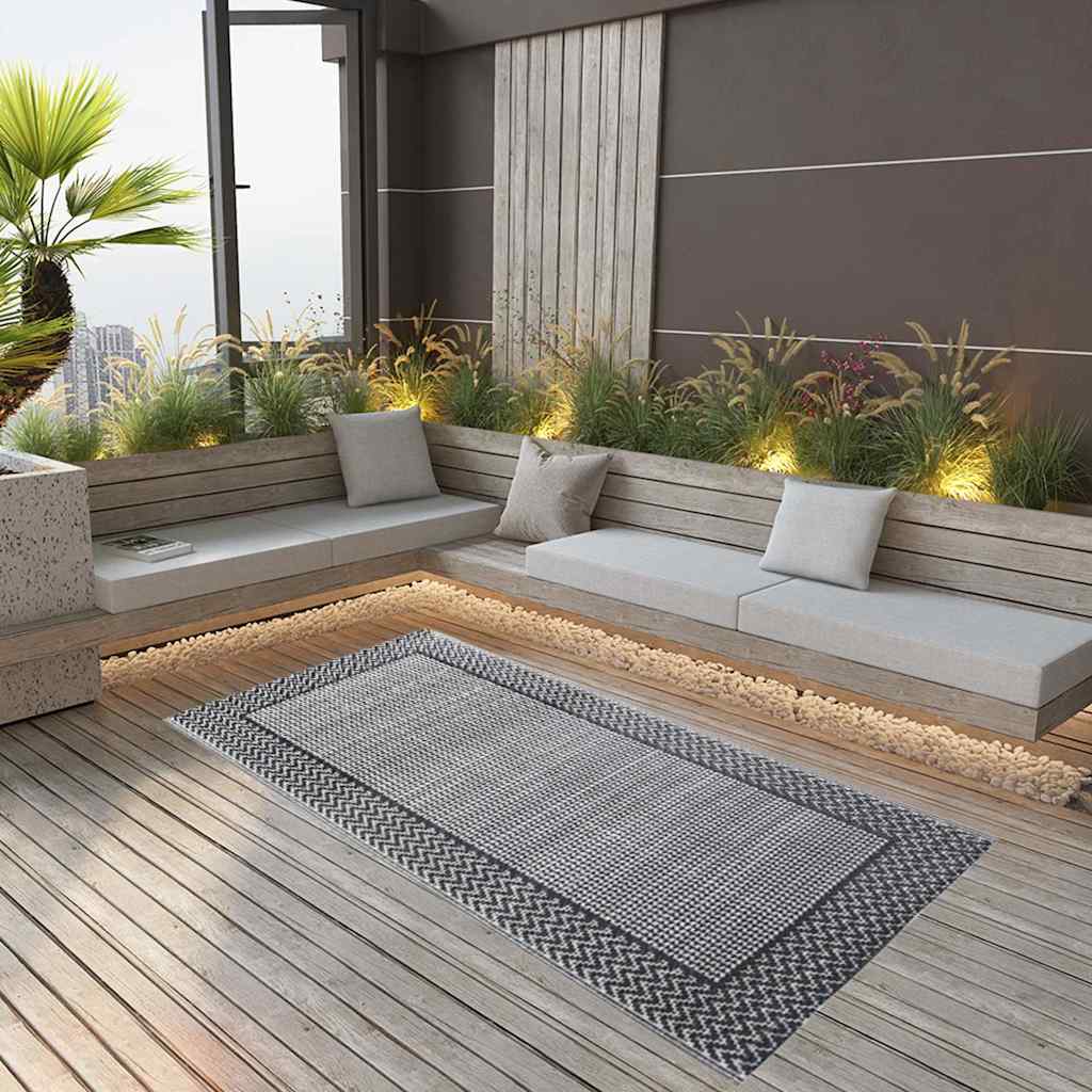 Outdoor Rugs Carpet Arakil PP Brown And White Light Green Grey Pattern Leaf Pink