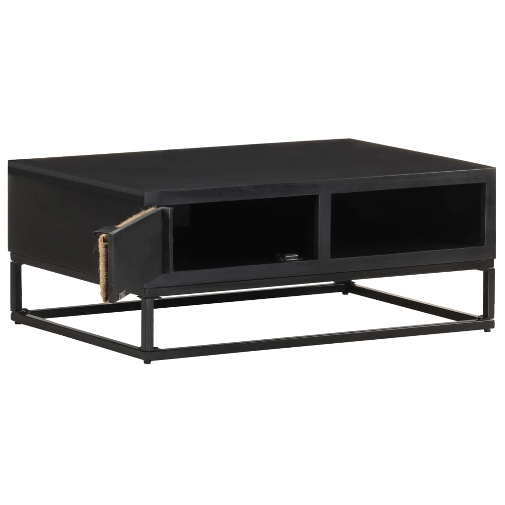 Coffee Table 90X60X35 Cm Solid Mango Wood