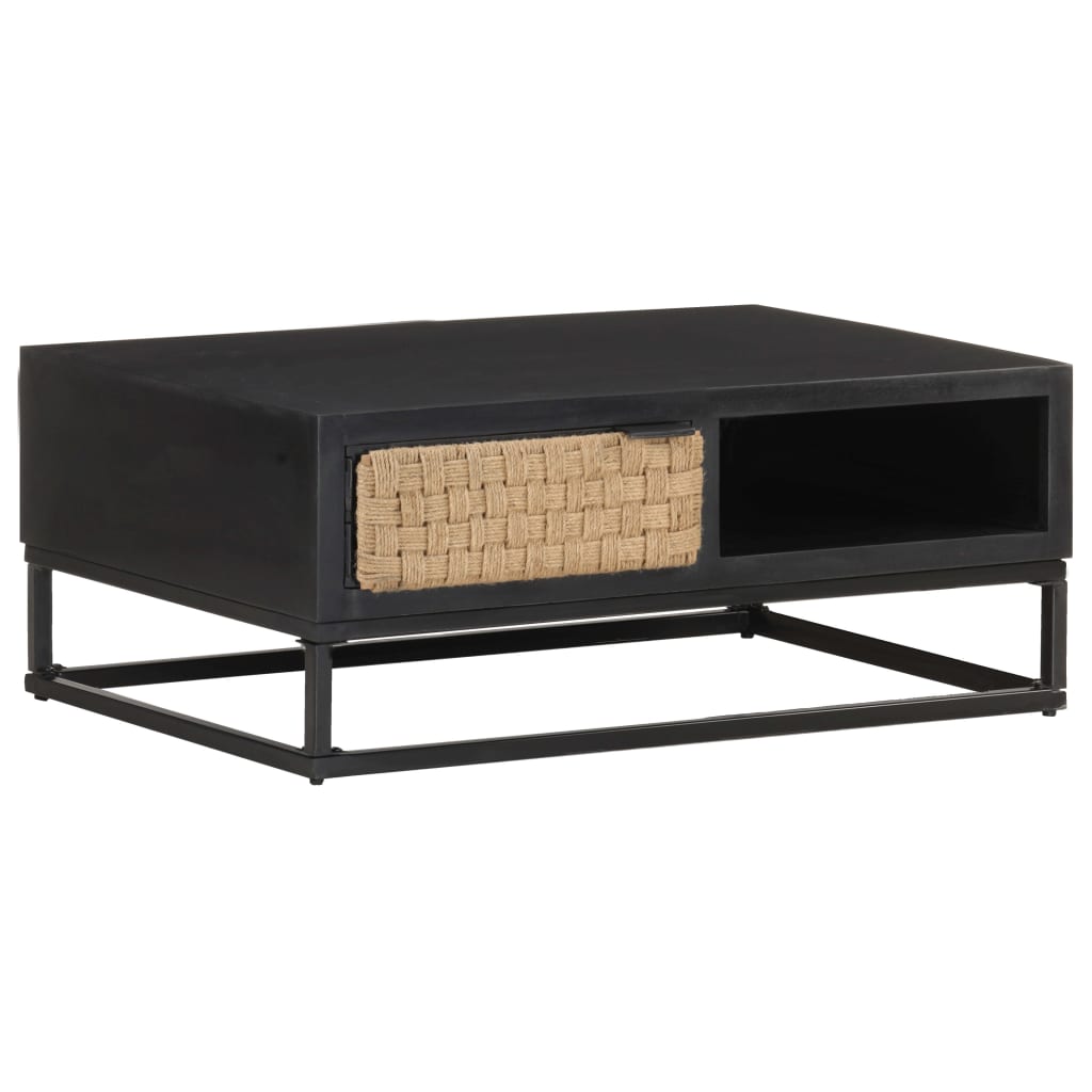 Coffee Table 90X60X35 Cm Solid Mango Wood