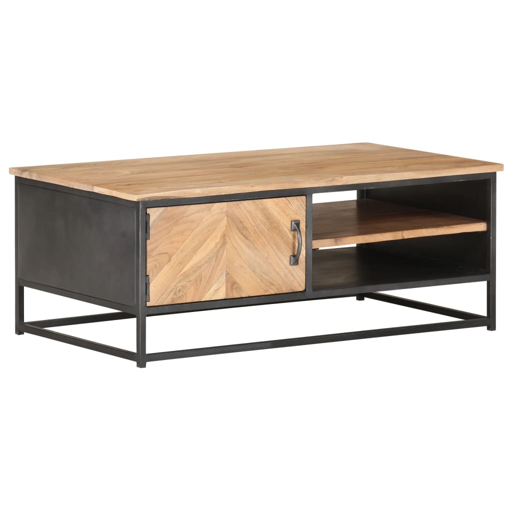 Coffee Table 90X50X35 Cm Solid Acacia Wood