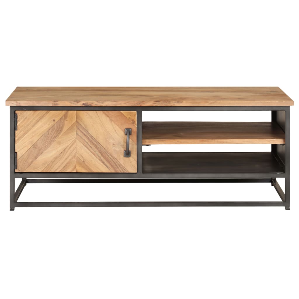 Coffee Table 90X50X35 Cm Solid Acacia Wood