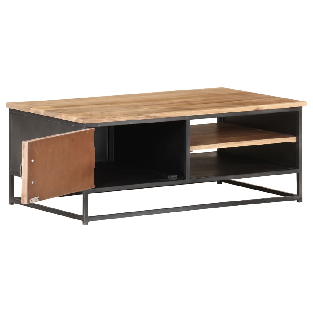 Coffee Table 90X50X35 Cm Solid Acacia Wood