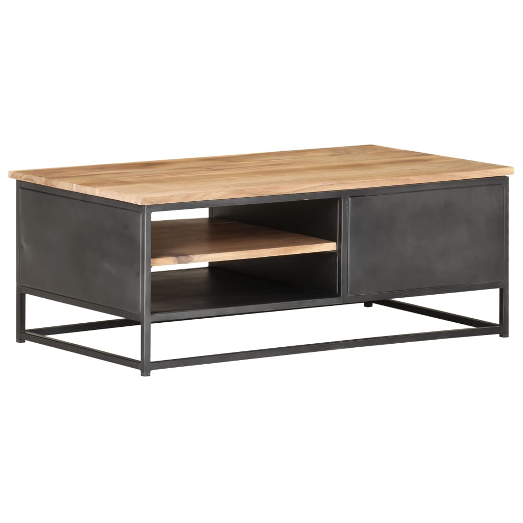 Coffee Table 90X50X35 Cm Solid Acacia Wood