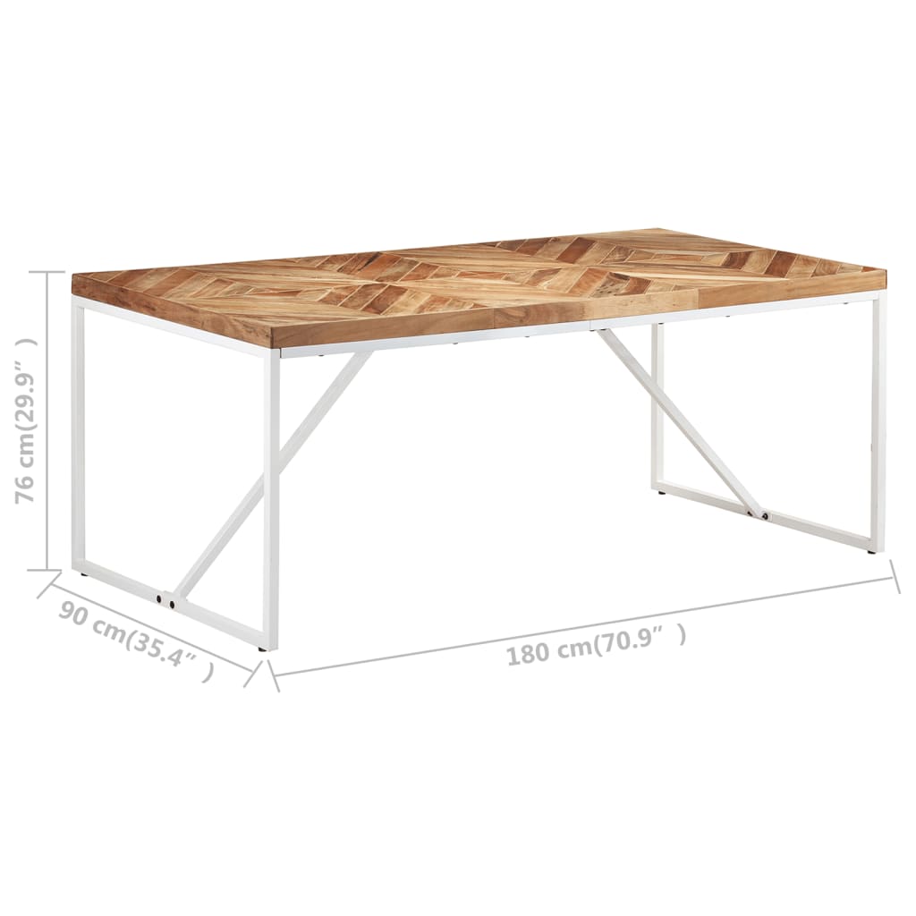 Dining Table Solid Acacia And Mango Wood