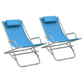 Rocking Chairs 2 Pcs Steel
