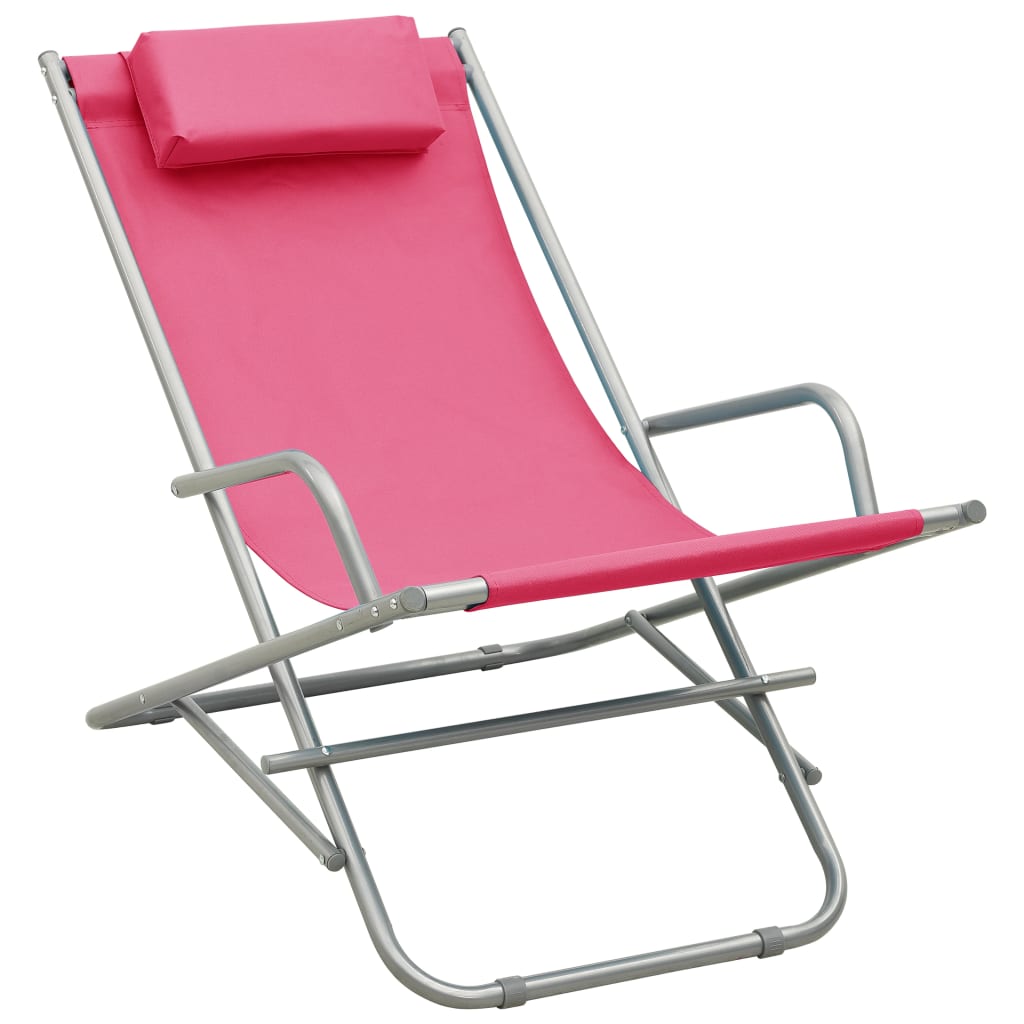 Rocking Chairs 2 Pcs Steel