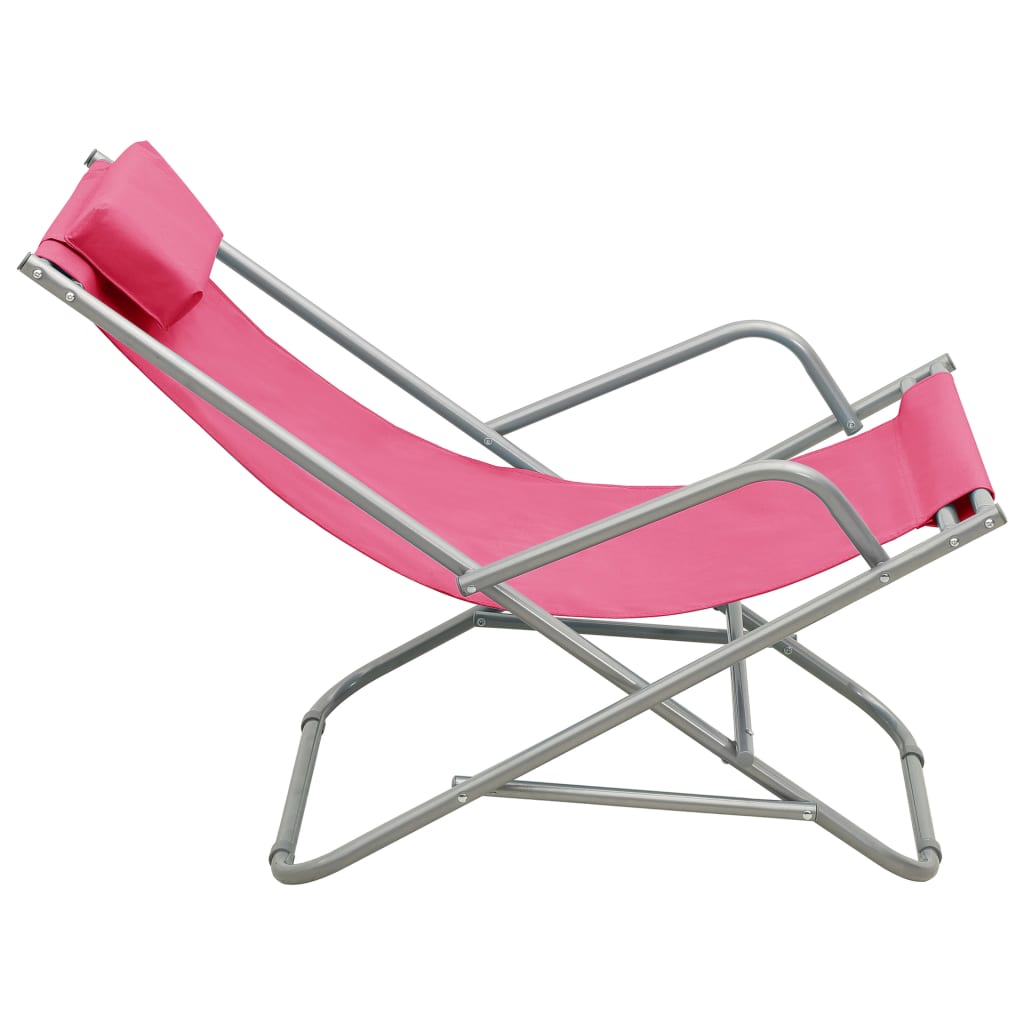 Rocking Chairs 2 Pcs Steel