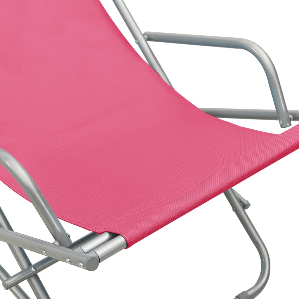 Rocking Chairs 2 Pcs Steel