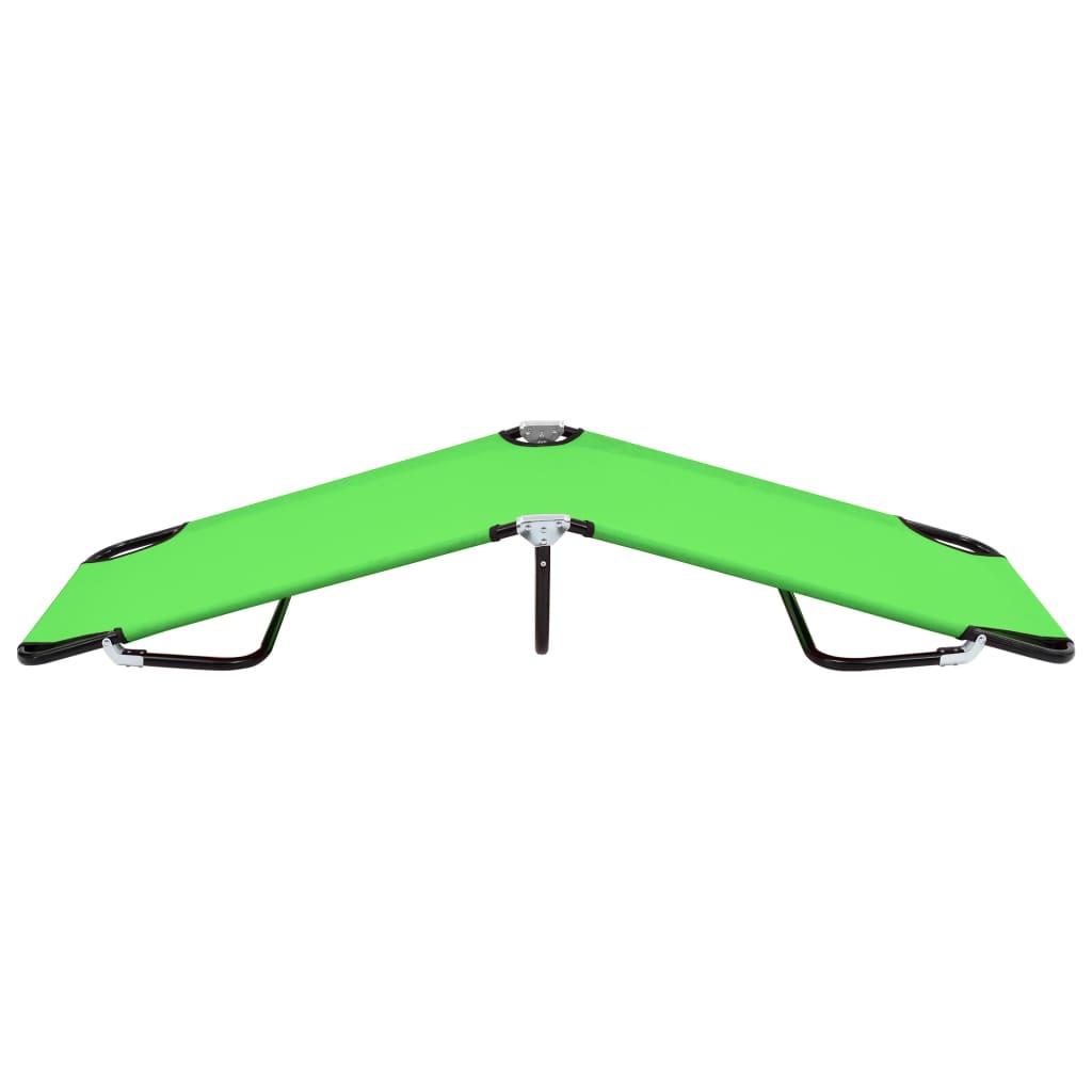 Folding Sun Lounger Steel