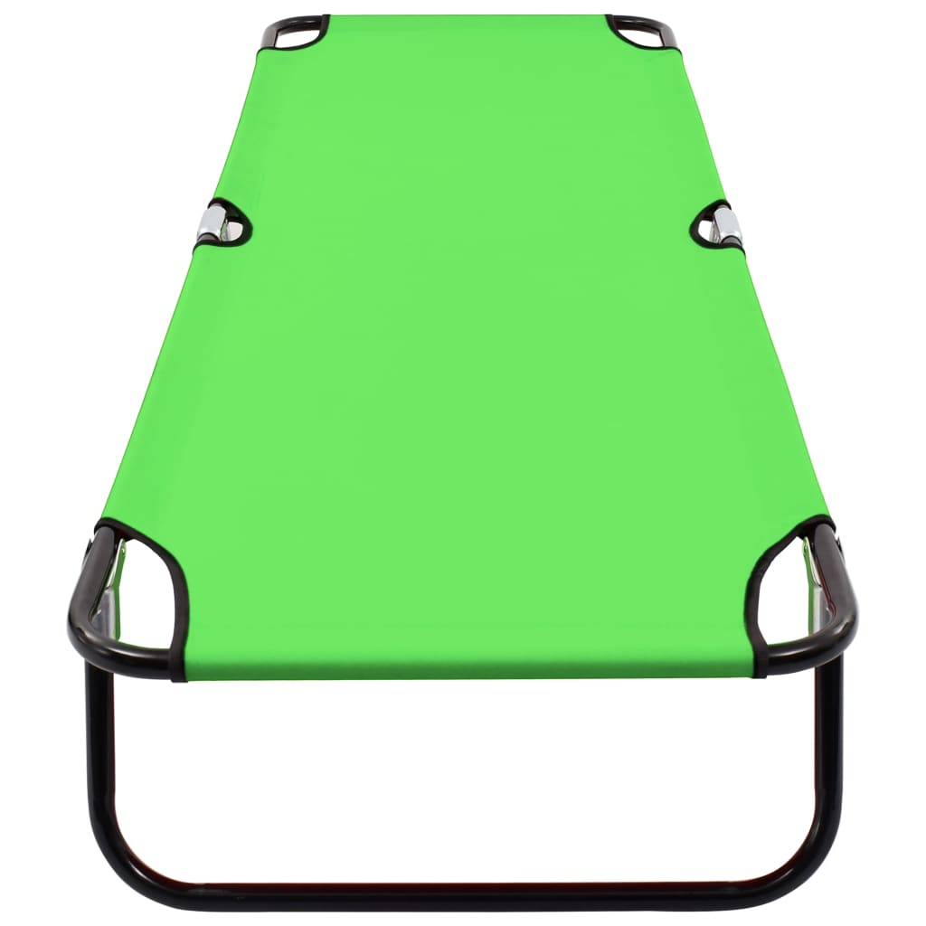 Folding Sun Lounger Steel