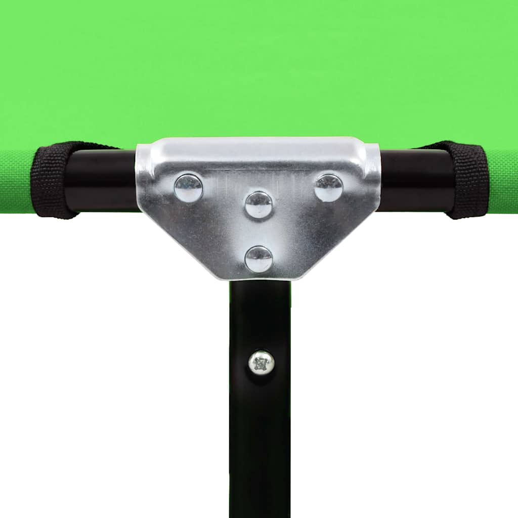 Sunloungers Folding Camping Bed Green Steel Sun Lounger Garden Beach Cot Chair 1