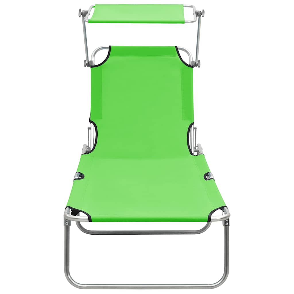 Sunloungers Sun Lounger Recliner Chair Folding Garden Beach Bed Adjustable Canop