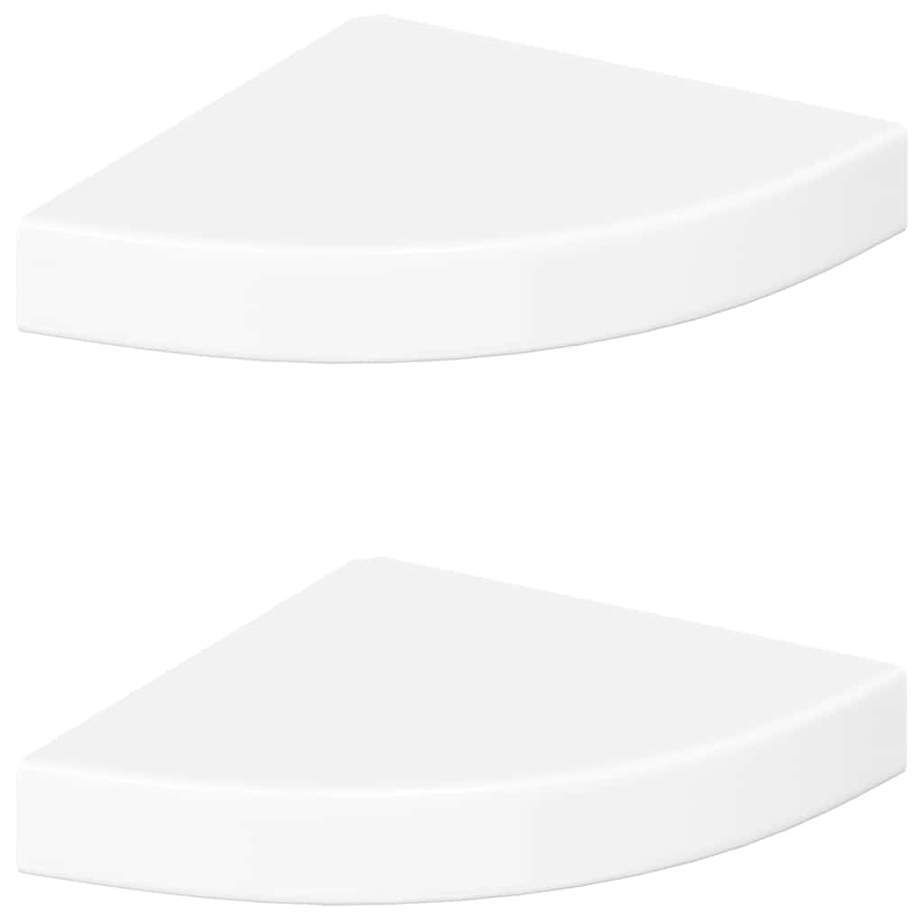 Floating Corner Shelves 4 Pcs MDF