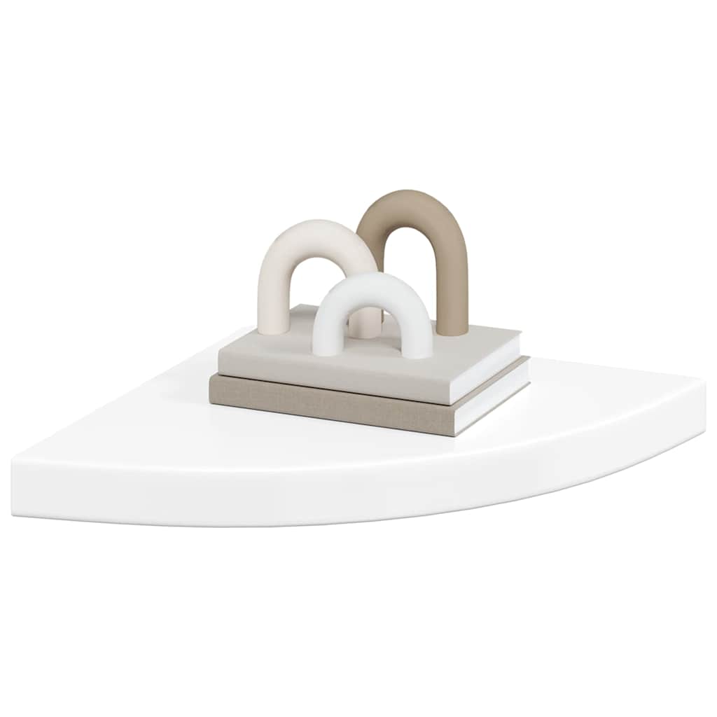 Floating Corner Shelves 4 Pcs Mdf