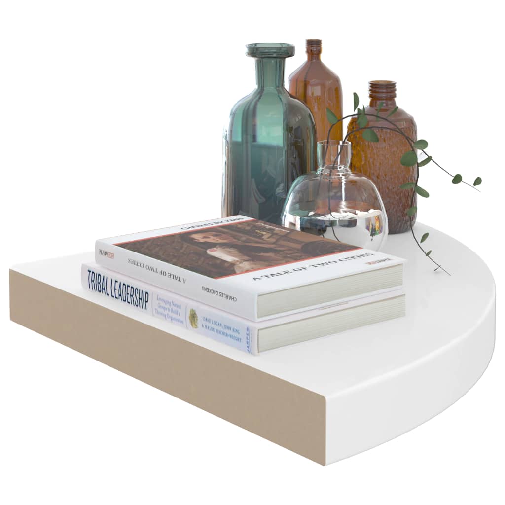 Floating Corner Shelves 4 Pcs Mdf