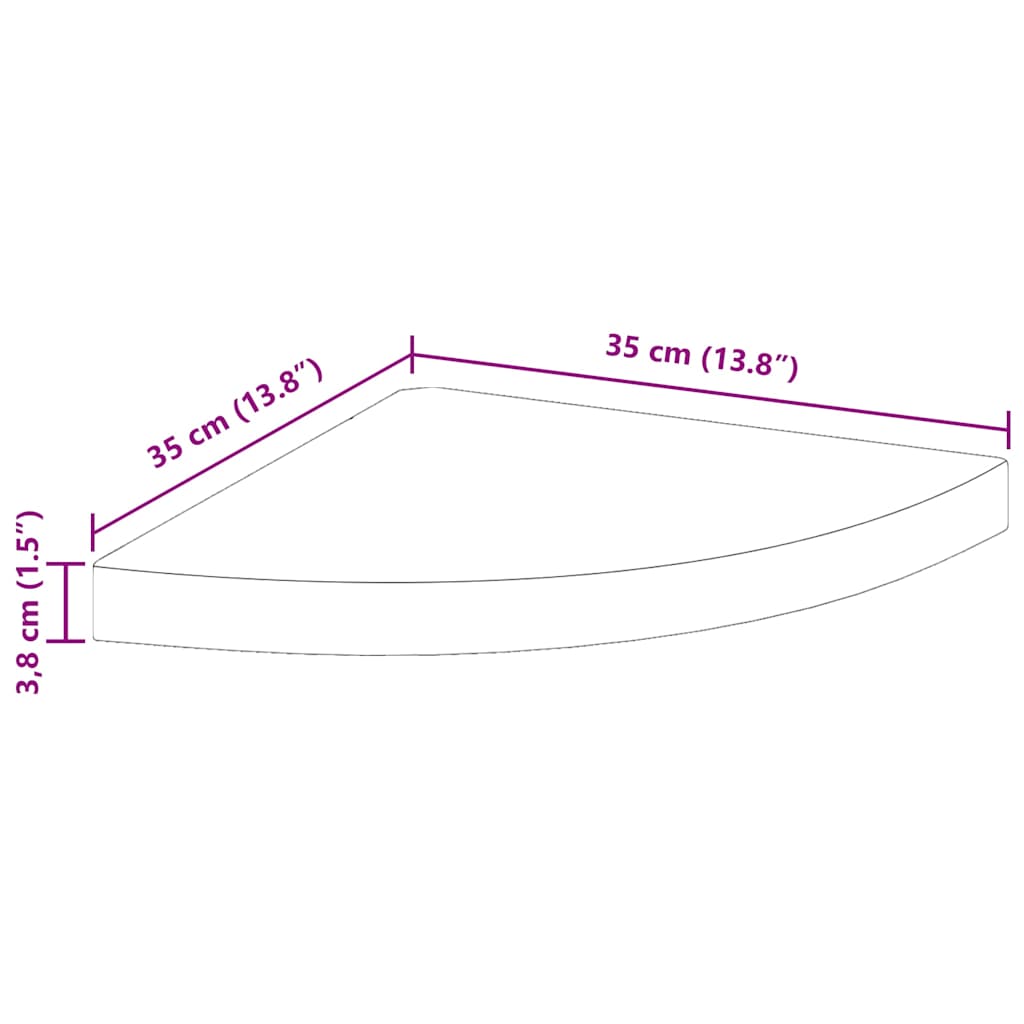 Floating Corner Shelves 4 Pcs Mdf