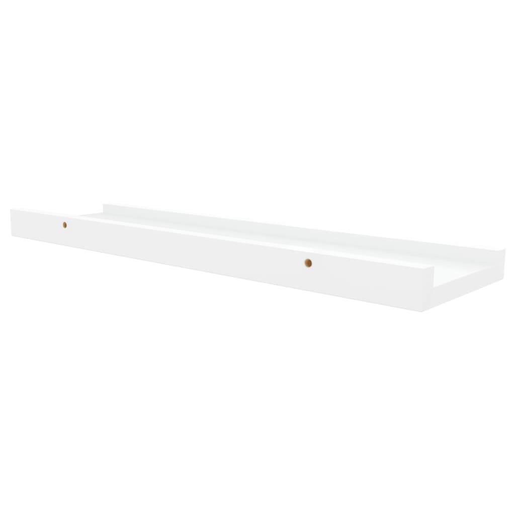Picture Frame Ledge Shelves 2 Pcs Mdf