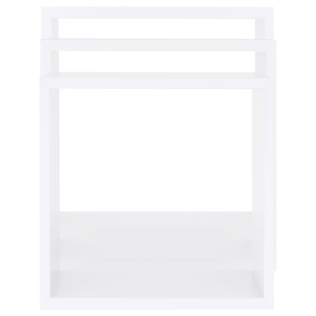 Wall Cube Shelves 3 Pcs Mdf