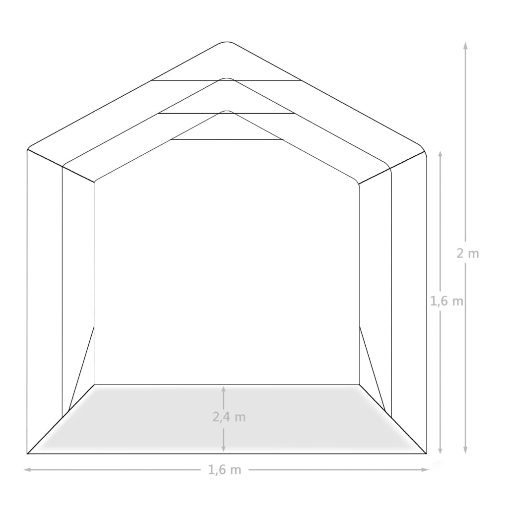 Garage Tent Pvc Green