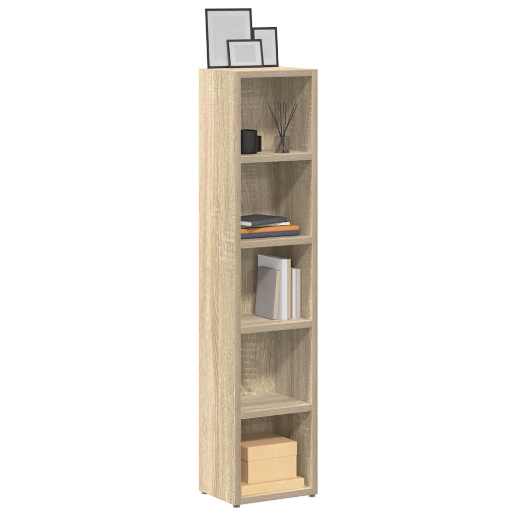 Cd Cabinets 2 Pcs 21X16X93.5 Cm Engineered Wood