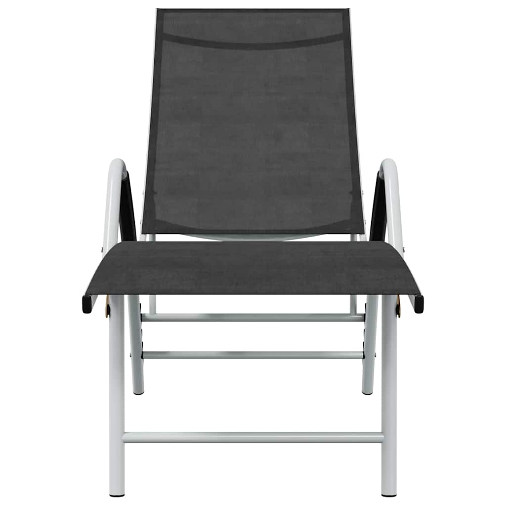 Sunloungers Aluminium Sun Lounger Recliner Cream Garden Patio Pool Chair Adjusta